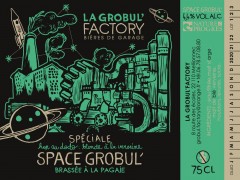 A09 - Bière spéciale 75cl : " Space Grobul' " Et hop ! au dodo ! blonde à la verveine - légère et fruitée