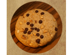 Cookies coeur beurre de cacahuètes - chocolat