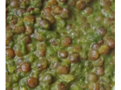 Curry de lentilles vertes