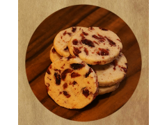 Sablés aux cranberries