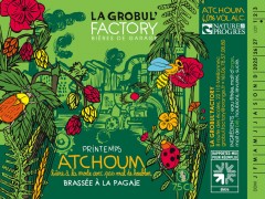 A08 - Bière de printemps 75cl : " Atchoum " Blonde - houblonnée, légère, peu sucrée, fruitée.