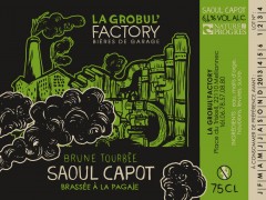 A04 - Bière brune tourbée 75cl : "Saoul Capot"