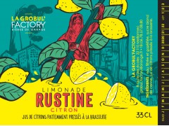 F01 - Limonade citron 33cl : "Rustine citron" F01 - Limonade citron 33cl : "Rustine citron"
