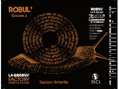 B094 - Bière spéciale 33cl : "Robul' " Ambrée - type saison - Maltée, peu sucrée