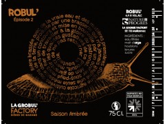 A094 - Bière spéciale 75cl : "Robul' " Ambrée - type saison - Maltée, peu sucrée