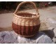 Panier à provision bombé en osier